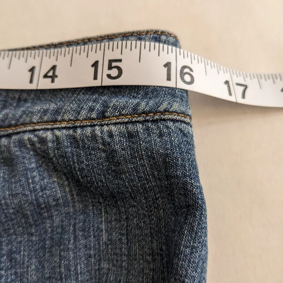 Jones New York Denim Skirt Paneled Fit Flare Boho sz 10 - Picture 3 of 7